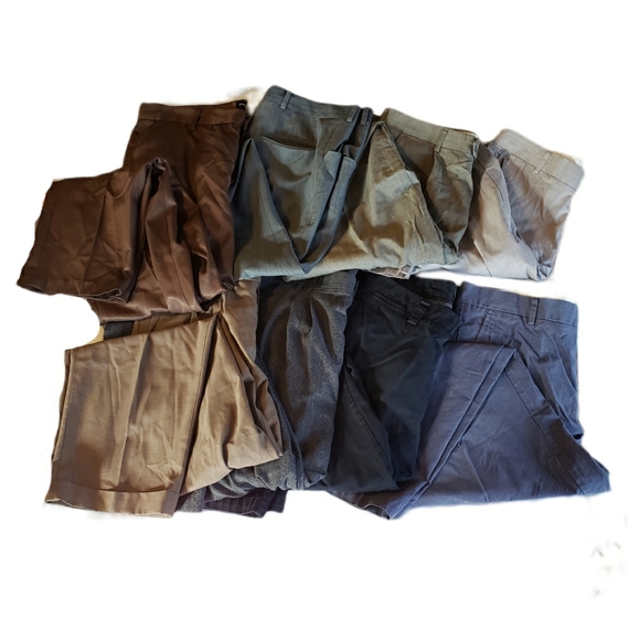 Multiple Other - Lot of 8 Men's Dress Pants (please read below)